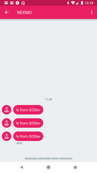 Nexmo SMS image